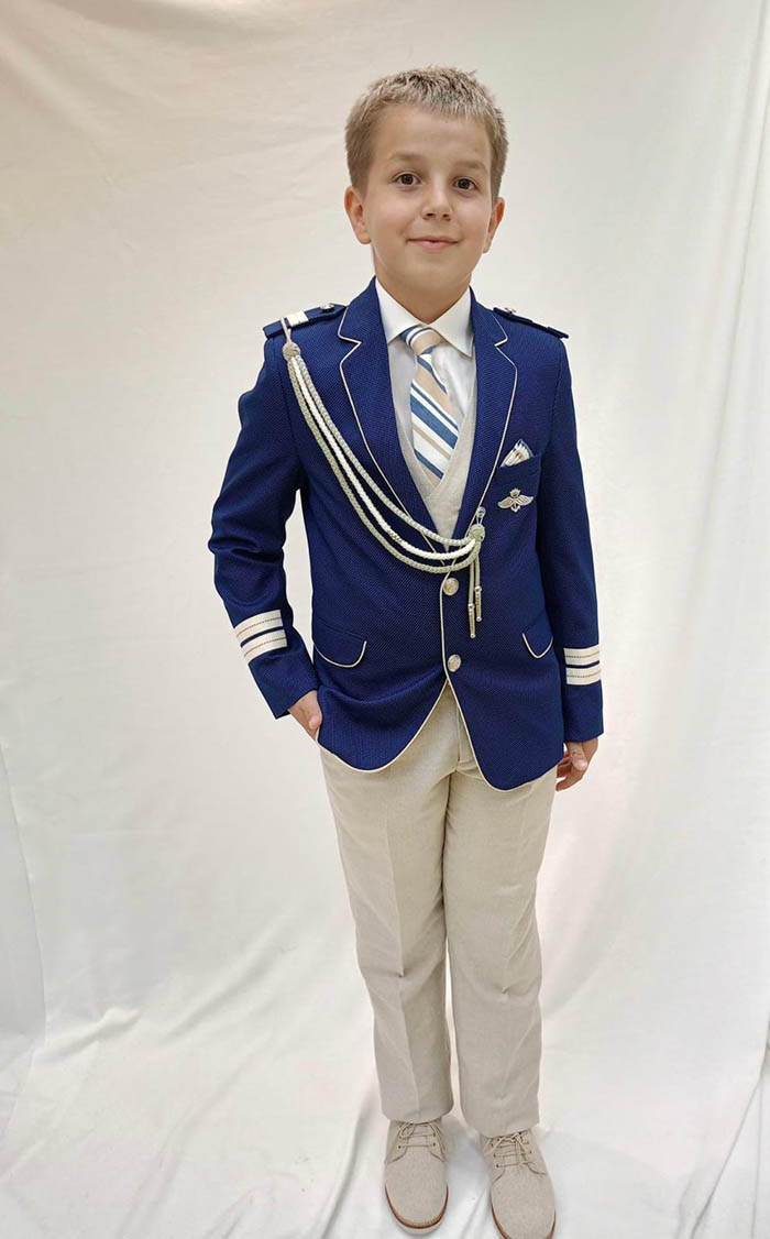 comunión traje almirante Jervis