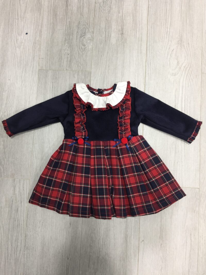 Vestido cuadro escoces.
