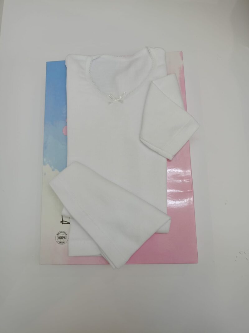 Camiseta algodón manga larga niña.